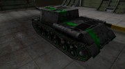 Скин для ИСУ-152 с зеленой полосой для World Of Tanks миниатюра 3