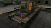 Качественный скин для КВ-2 для World Of Tanks миниатюра 1
