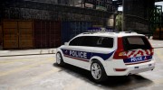 Volvo Police National for GTA 4 miniature 3