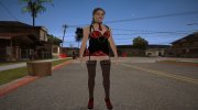 Claire College Girl для GTA San Andreas миниатюра 5