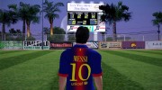 Lionel Messi Barcelona for GTA San Andreas miniature 3