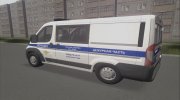 Fiat Ducato 2020 Полиция России para GTA San Andreas miniatura 2
