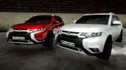 2018 Mitsubishi Outlander GT для GTA San Andreas миниатюра 1