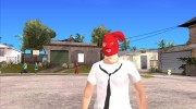 Skin GTA V Online 2015 в красной маске для GTA San Andreas миниатюра 2