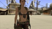 Skin HD Quiet (MGSV) v2 для GTA San Andreas миниатюра 11