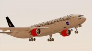 Airbus A330-300 Scandinavian Airlines SAS Star Alliance Livery для GTA San Andreas миниатюра 3
