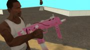 MP7 Sakura из игры Правила выживания para GTA San Andreas miniatura 2