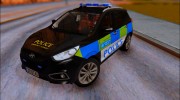 2012 Hyundai IX35 UK Police para GTA San Andreas miniatura 1