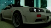 Nissan Skyline GT-R V-Spec (BNR34) для GTA San Andreas миниатюра 4
