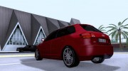 Audi S3 Sportback 2007 for GTA San Andreas miniature 3
