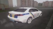 Mitsubishi Lancer Evolution Полиция Украины para GTA San Andreas miniatura 3