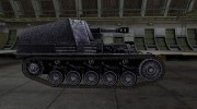 Темный скин для Wespe для World Of Tanks миниатюра 5