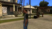 Футболка Rockstar para GTA San Andreas miniatura 4