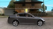 Lexus GS450h 2011 for GTA San Andreas miniature 5