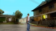 Lightsabre v2 Yellow for GTA San Andreas miniature 1