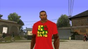 CJ в футболке (K Rose) для GTA San Andreas миниатюра 1