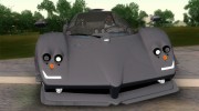Pagani Zonda 760RS для GTA San Andreas миниатюра 4