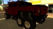 Hummer H6 для GTA San Andreas миниатюра 4