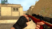Orange awp w/ laser by_GB for Counter-Strike Source miniature 3