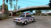 ВАЗ 2107 Police для GTA San Andreas миниатюра 4