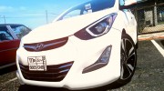 2016 Hyundai Elantra GLS 1.0 для GTA 5 миниатюра 3