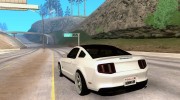 Ford Mustang GT B&W для GTA San Andreas миниатюра 3