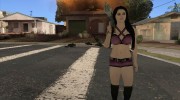 Paige from WWE 2015 для GTA San Andreas миниатюра 1