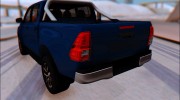 Toyota Hilux SR5 2017 for GTA San Andreas miniature 3