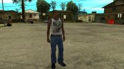 Белая майка непонятная para GTA San Andreas miniatura 1