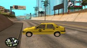 Dacia Solenza Taxi для GTA San Andreas миниатюра 5