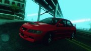 2007 Mitsubishi Lancer Evolution IX FQ-360 для GTA San Andreas миниатюра 3