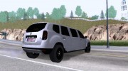 Dacia Duster Limo для GTA San Andreas миниатюра 5
