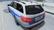 German Police Mercedes Benz E350 [ELS] para GTA 4 miniatura 3