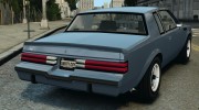 Buick GNX 1987 para GTA 4 miniatura 3