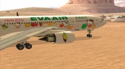 A330-202 Airbus Eva Air Hello Kitty Fruit для GTA San Andreas миниатюра 2