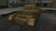 Пустынный скин для танка PzKpfw IV for World Of Tanks miniature 1