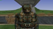 Член группировки Эскадрон Смерти в бронекостюме «СКАТ-9М» из S.T.A.L.K.E.R para GTA San Andreas miniatura 1