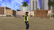 Сотрудник ДПС в зимней униформе v.3 для GTA San Andreas миниатюра 5