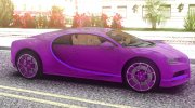Bugatti Chiron 2020 для GTA San Andreas миниатюра 4