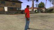 CJ в футболке (K Rose) для GTA San Andreas миниатюра 3