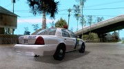 Ford Crown Victoria New Jersey Police для GTA San Andreas миниатюра 4