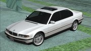 BMW 7-Series 750iL e38 98 para GTA San Andreas miniatura 5