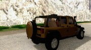 Jeep Wrangler Rubicon Unlimited 2012 for GTA San Andreas miniature 4