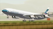 Airbus A340-300 Cathay Pacific for GTA San Andreas miniature 19