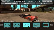 Visual Car Tuner v1.0 for GTA San Andreas miniature 2