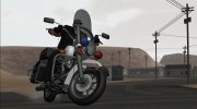 Harley Davidson FLH 1200 Police 1998 v1.1 (HQLM) для GTA San Andreas миниатюра 3