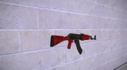 CSGO AK47 Laminate Red para GTA San Andreas miniatura 2