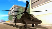 Sikorsky RAH-66 Comanche default grey для GTA San Andreas миниатюра 4