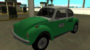 Volkswagen Beetle 1994 Taxi do México для GTA San Andreas миниатюра 1