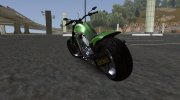 GTA V Western Motorcycle Nightblade V2 (v1) for GTA San Andreas miniature 2